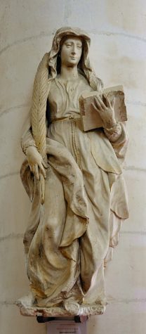 Statue d'une sainte martyre