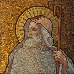 Mosaque d'un saint près du chœur (Saint Jacques?)