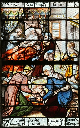 Verrière de la vie de sainte Anne, 1623 - Linard Gontier