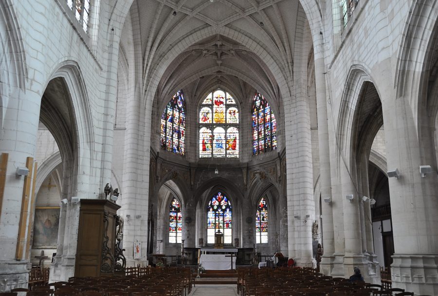 La nef et le chœur de Saint-Nizier