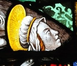 Vitrail du Calvaire, sainte Marie-Madeleine