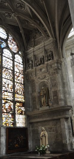 Chapelle latérale dans le bas-côté nord de l'église