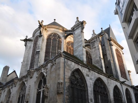 Le chevet de l'église