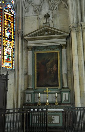 Chapelle latérale et retable