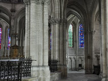 Vue du déambulatoire sud