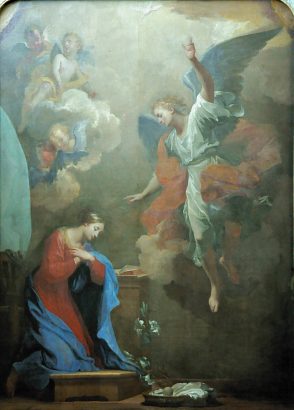 Tableau «L'Annonciation» de Jacques de Létin (XVIIe siècle)