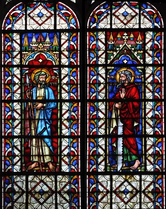 Vitraux du transept sud