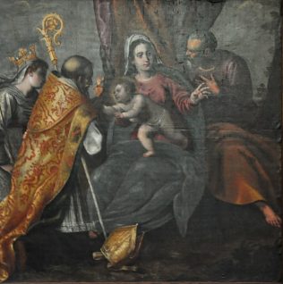 Tableau : La Vierge et l'Enfant