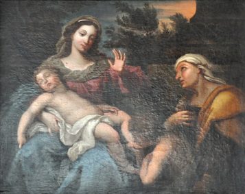 Tableau : La Vierge et l'Enfant