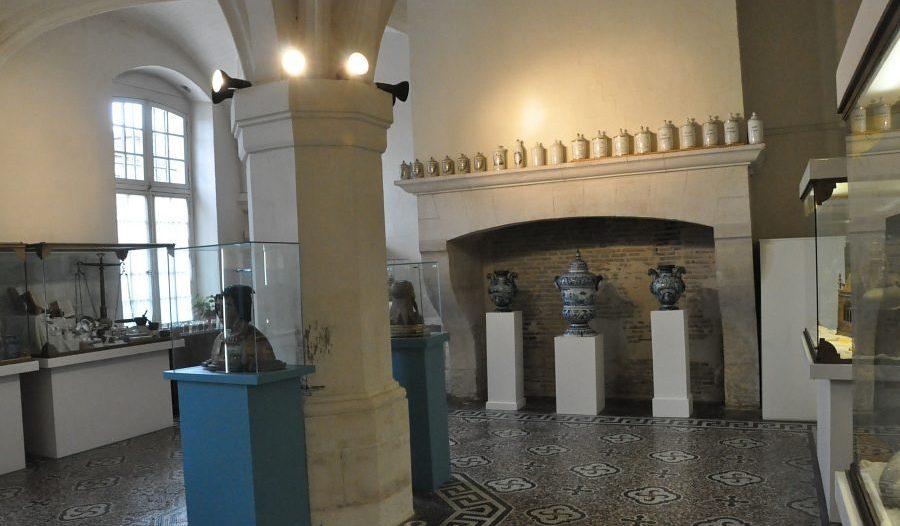 Vue d'ensemble de l'ancienne salle de préparation